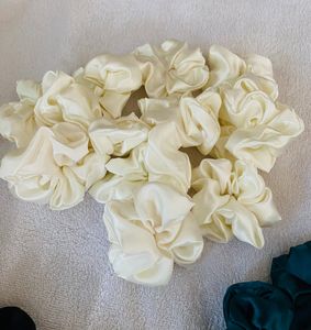 Pack Of 40 Satin Scrunchies