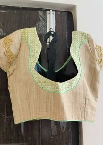 designer blouse with Saree