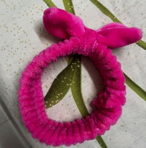 Pink microfibre skincare Headband