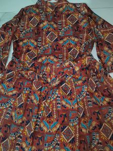 Boho Print Midi Dress