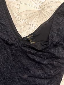 Lace Fit &amp; Flare Mini Dress