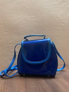 Mini Blue Mailman Bag