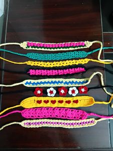 Crochet Headbands - Colorful Handmade