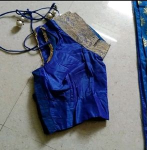 beautiful silk saree with blouse