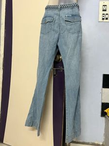 Branded Flare Leg Denim Jeans Size 28-30