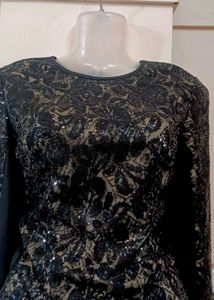 Cocktail Lace Sequence Bodycon
