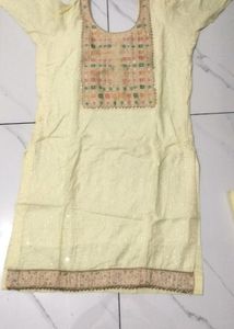 Suit ___ Shirt With Dupatta And Palazzo