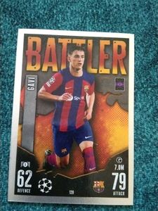 Gavi Battler Card