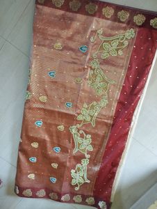 Beautiful Saree With Stiched Blouse