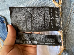 Zara Asymmetric Denim Skirt