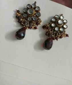 Floral Kundan Earring