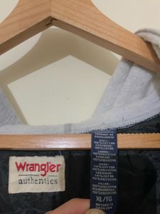 Wrangler Hooded Flannel Jacket