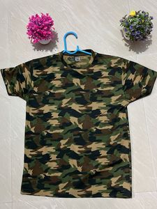 Camo Print Tee