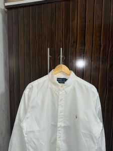 Ralph Lauren Solid White Shirt