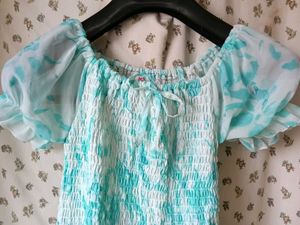 Blue Floral Maxi Dress