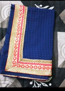 Saree With Designer Blouse