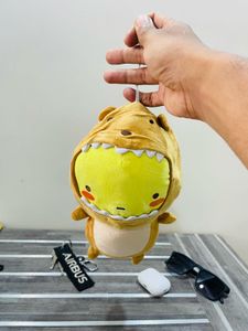 🦖💛 Cute Dino Hoodie Plush Toy – Soft &amp; Squishy🧸