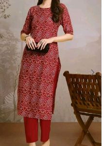 7Threads Chunri Print Kurta Pant Set