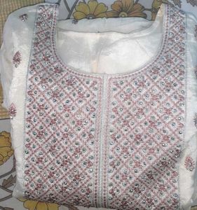 Sharara And Frock With Dupatta