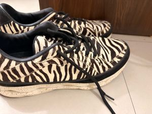 Zebra Print Sneakers