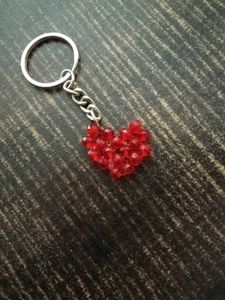 Red Heart Keychain