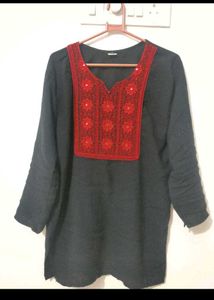 Black Short Kurti