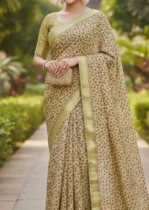 Elegant Printed Saree