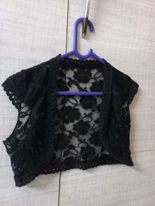 Black Lace Bolero Shrug