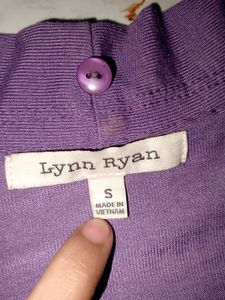 Purple Open Cardigan