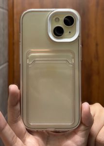 Clear iPhone Case with Card Holder
