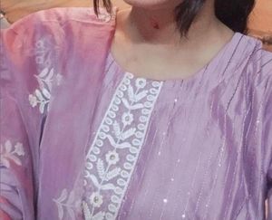 Suit With Pajama And Duppata