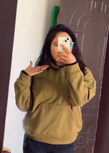 H&M unisex Olive Green Hoodie