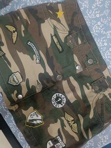 Ginger Camouflage Mini Skirt
