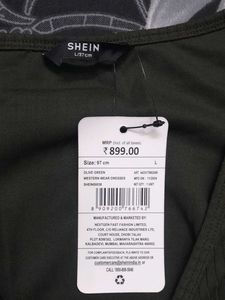 Olive Green Skater Dress