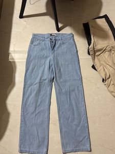 Light Wash Wide Leg Jeans