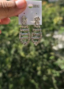 2 Pairs Of AD Earrings