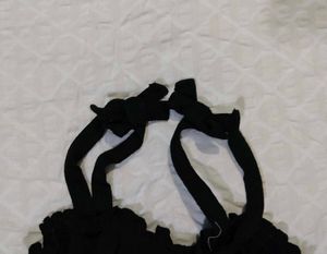 Black Tie Strap Top