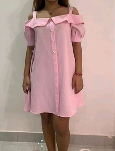 Korean Off Shoulder Dress