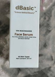 dBasic 10% Niacinamide Face Serum And Nivea Rollon