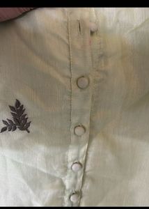 Embroidered Pastel Dress