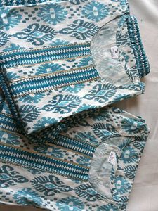 Cotton Kurti With Plant