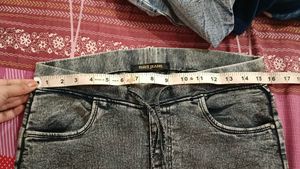 Charcoal Black Skinny Fit Jeans