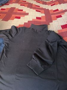 Black Turtleneck Top