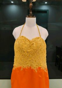 💥SALE💥Luxe Hand Embroidered Dress With Frills