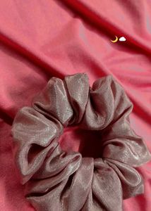 Rose Pink Colour Scrunchie