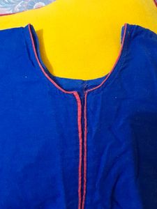 Royal Blue Kurti 💙 With Fine 🙂 Condition