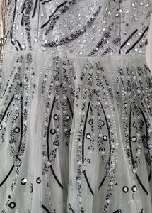 Black Nd Grey Gown