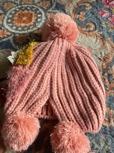 Pink Pom Knit