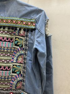 Denim Embroidered Jacket