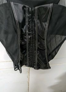 Mesh Black Corset Top